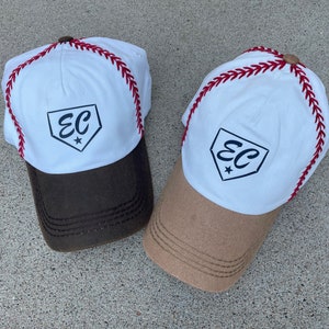 Baseballpet | Aangepaste teampet | Pet met honkbalstiksel Hoed suède rand verstelbaar | Gepersonaliseerde balpet | Gepersonaliseerde moederhoeden