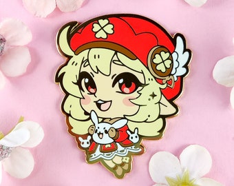 KLEE Enamel Pin - Genshin Impact, Pyro Vision, Kawaii, Mondstadt, Genshin Pins, Genshin Merch, Chibi Art, Cute Art, Anime, Game, Teyvat