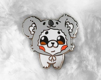 Koala Frenchie Charity Enamel Pin - French Bulldog Frenchie Koala Cute Kawaii - Fashion Accessories Badges - Swamphy