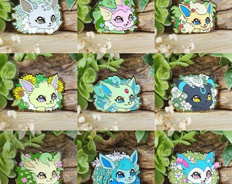 PEEK-A-BOO! Enamel Pins (LUSTROUS Ver.) - Floral, Spring, Autumn, Fall, Kawaii, Flowers, Cherry Blossom, Sakura, Cottagecore, Fairy, Magical