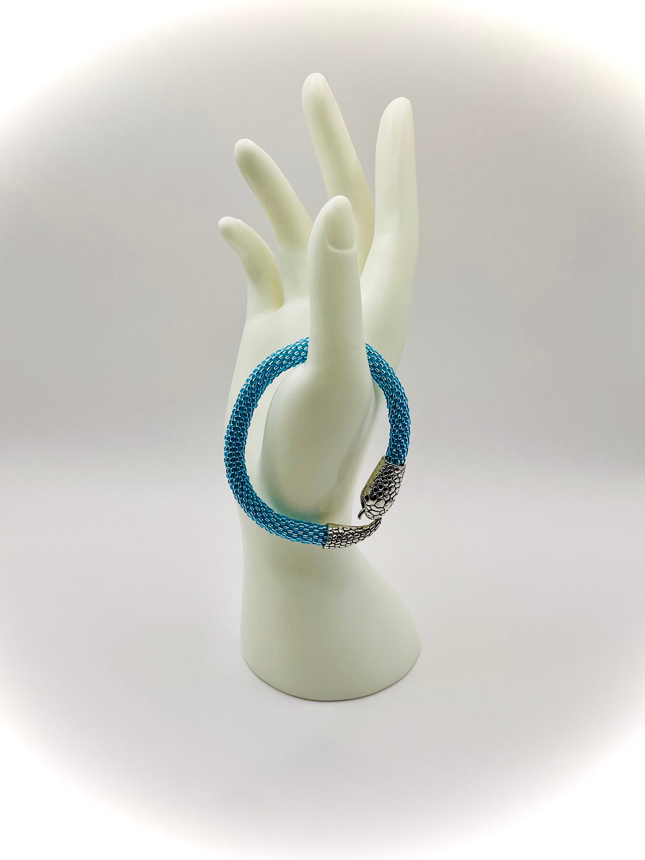 Snake Bracelt - Blue - Etsy
