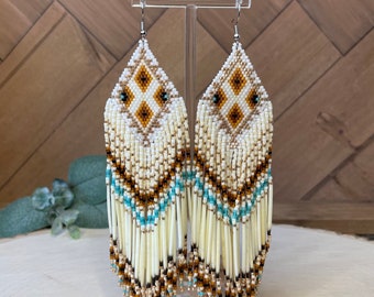 Diamonds porcupine quill earrings