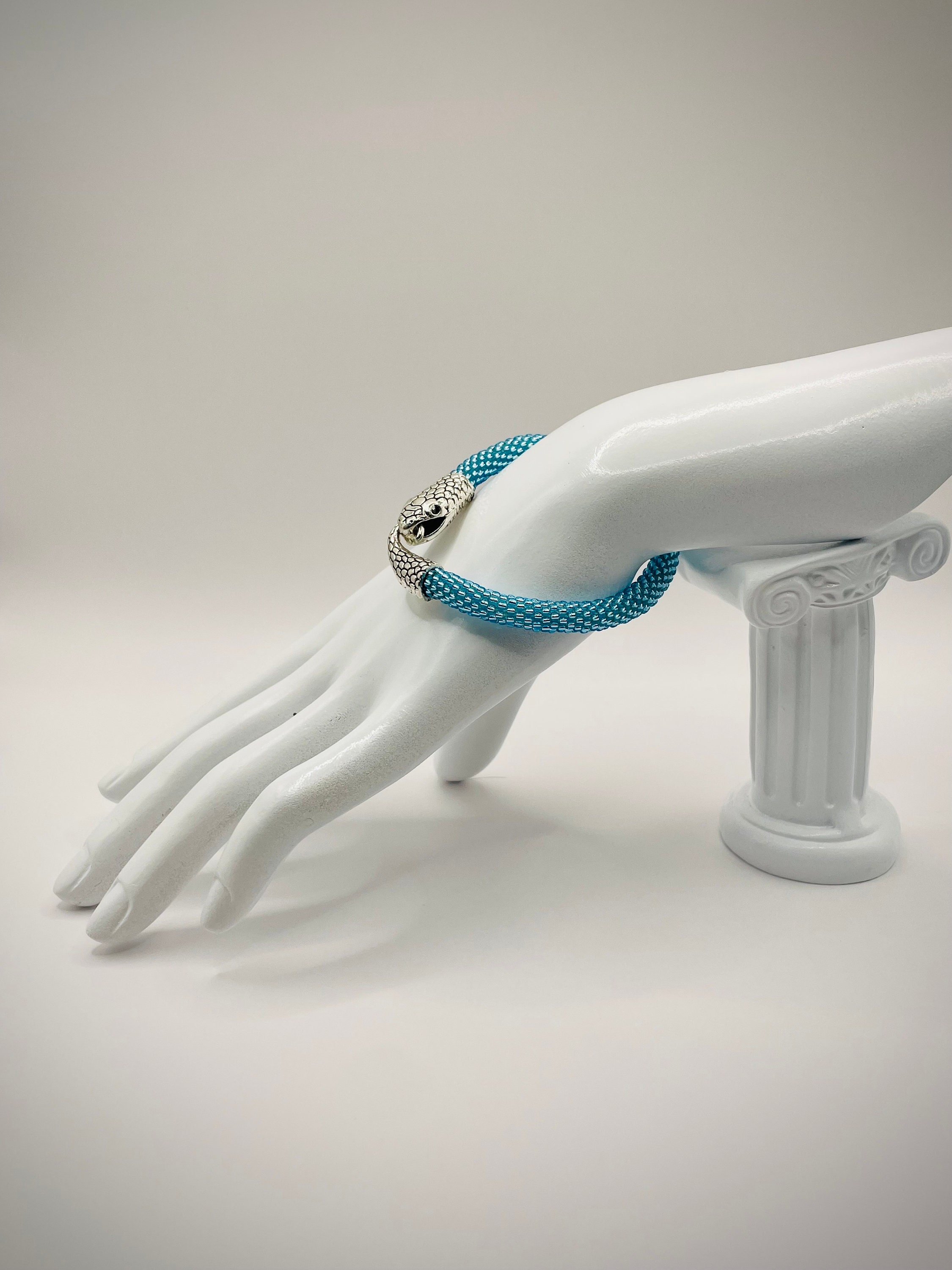 Snake Bracelt - Blue - Etsy