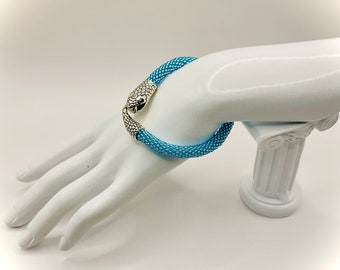 Snake bracelt - blue