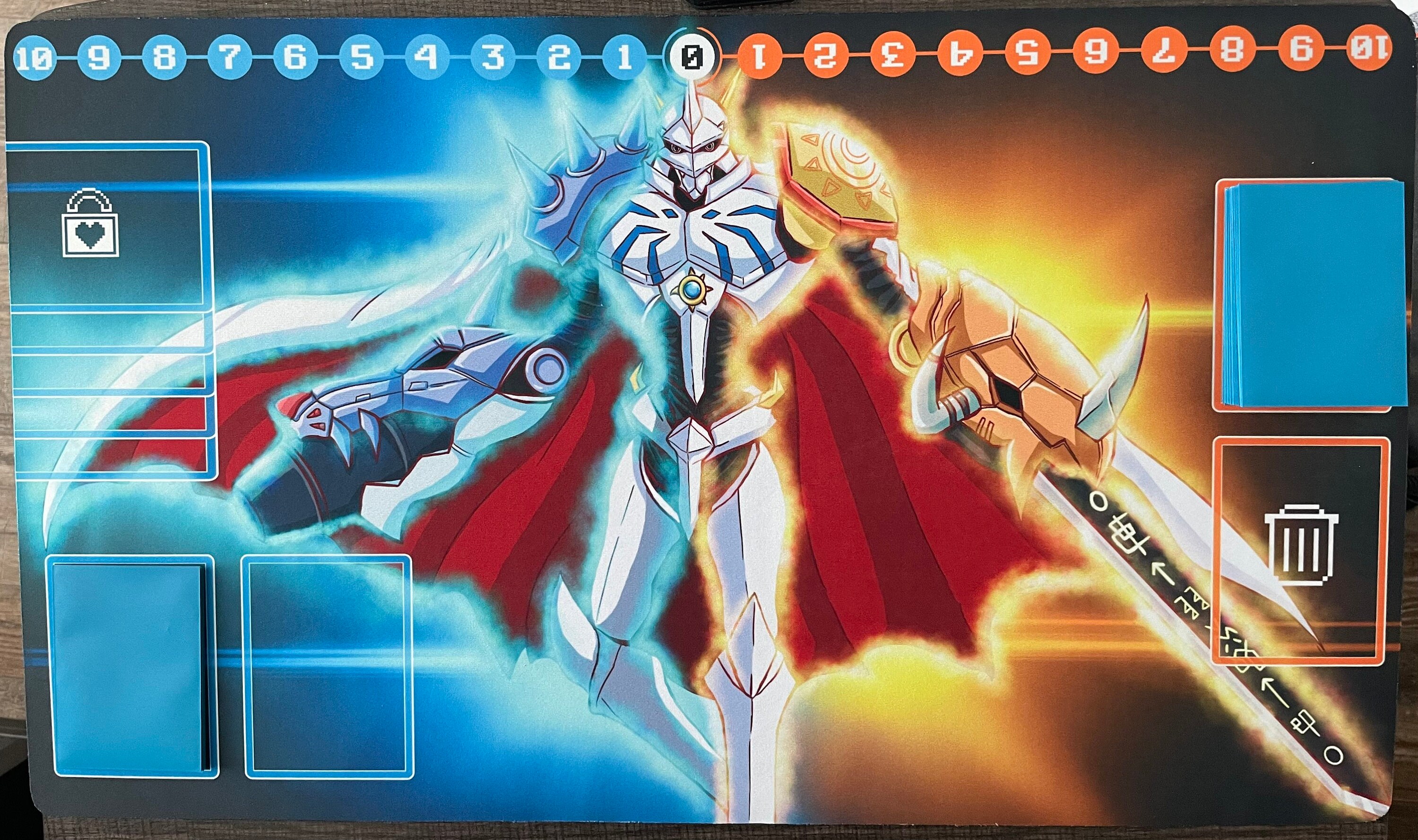 デジモンカードゲームTCG用オムニモン/オメガモンプレイマット - Etsy 日本