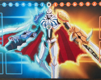 デジモンカードゲームTCG用オムニモン/オメガモンプレイマット - Etsy 日本