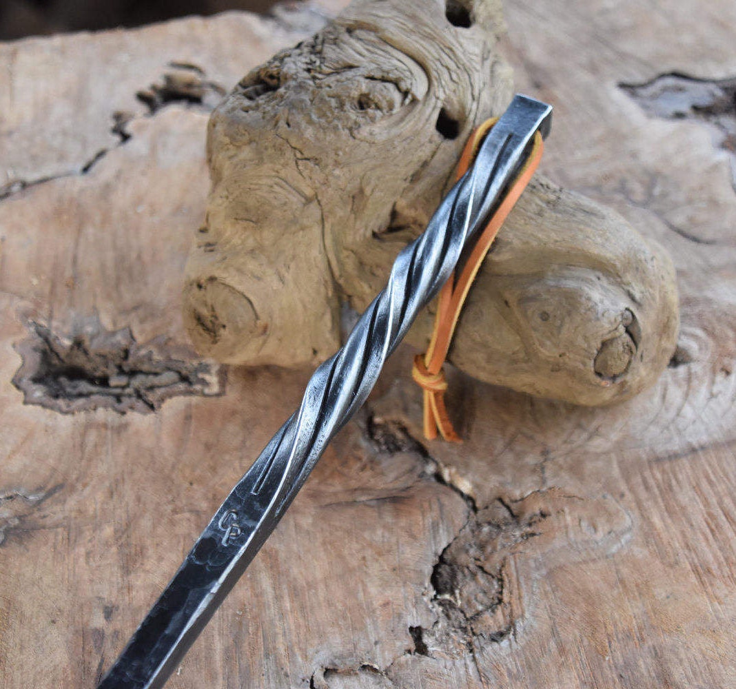 Blacksmith, Meat Turner, Rounded Split Twist, Grill Tools, Steak Turner