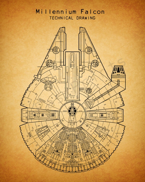 Falcon Images Millennium Falcon Simple Drawing vrogue.co