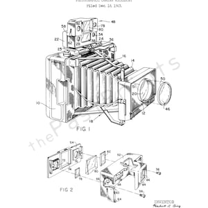 Camera Printable | Photography | Camera Art | Camera Print | Camera Poster | Camera Decor | Patent | Patent Print | Photographer Gift | Gift