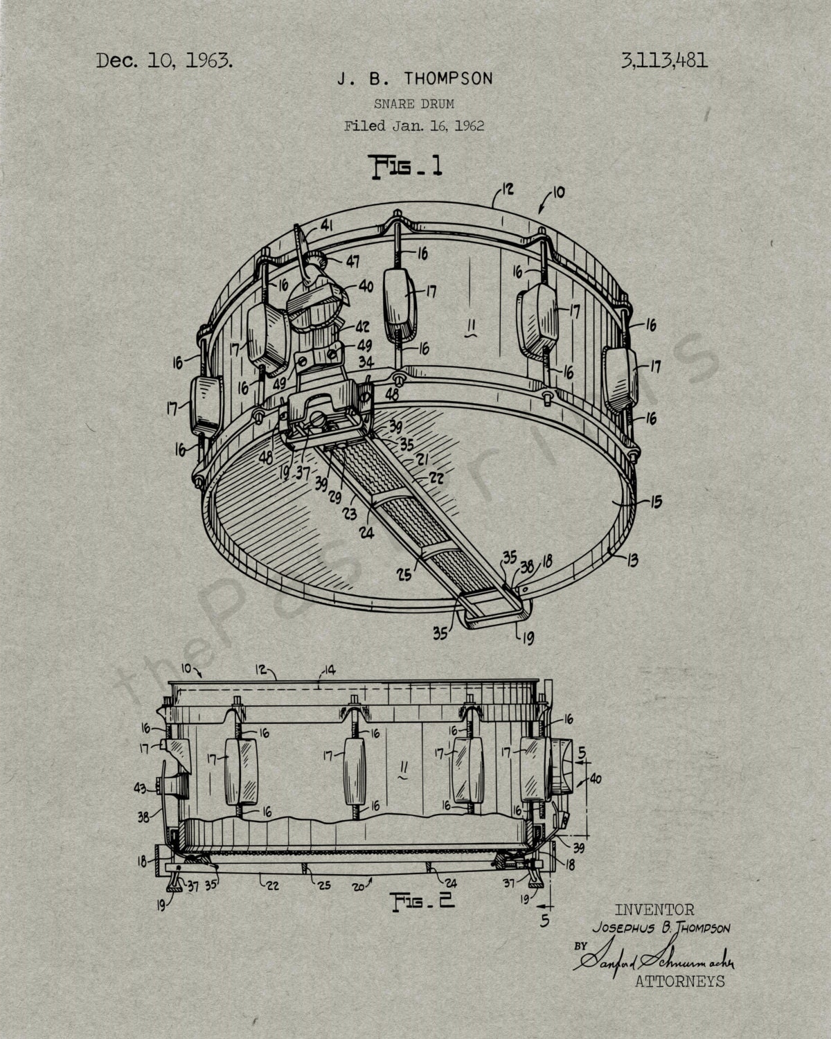 Drum Printable | Snare Drum | Drum Wall Art | Drum Art | Drum Print ...