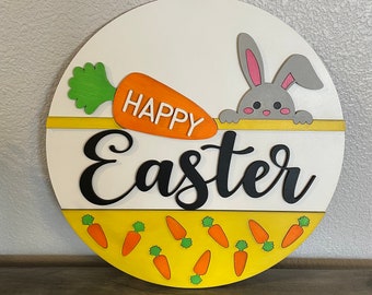 Easter Circle DIY Kit | Home Decor | Spring Decor | Easter Bunny | Girls Night | Unfinished |