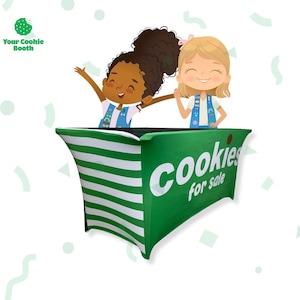 Cookie Seller Table Cover // Ready-to-Ship