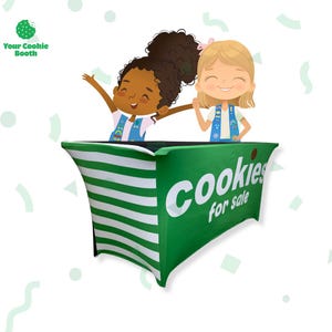 Customized Cookie Seller Table Cover // Made-to-Order