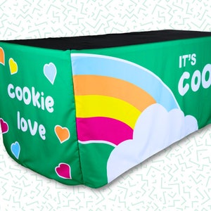 Custom Cookie Seller Table Cover // Made to Order // Fitted Design