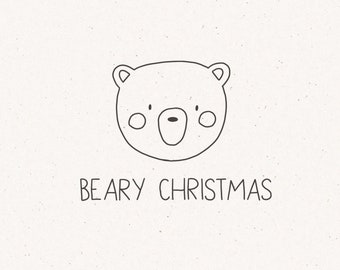 Plotter template “Beary Christmas”