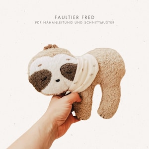 E-Book Faultier Fred - Nähanleitung und Schnittmuster