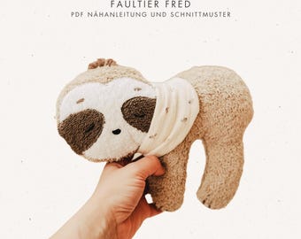 E-book Sloth Fred - Naai-instructies en patroon