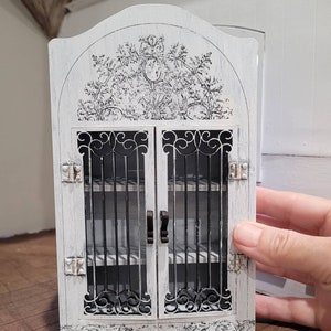 1:12 scale Miniature dollhouse French style armoire available unfinished