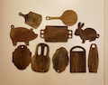 Rustic Miniature Dollhouse Cutting Boards, 1:12 Scale