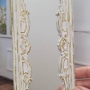 1:12 scale dollhouse grand ballroom Baroque style mirror available unfinished
