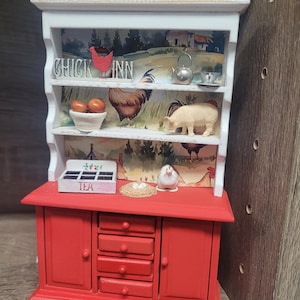 1:12 dollhouse chicken hutch