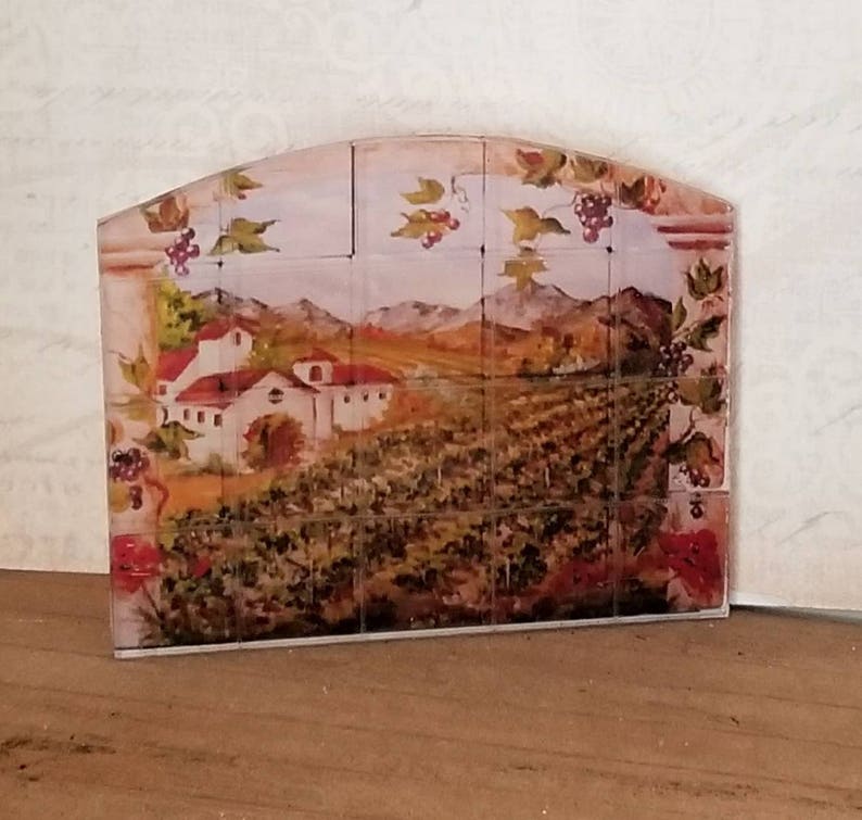 Kitchen Backsplash Tiles for Miniature Dollhouse Kitchen Made Etsy