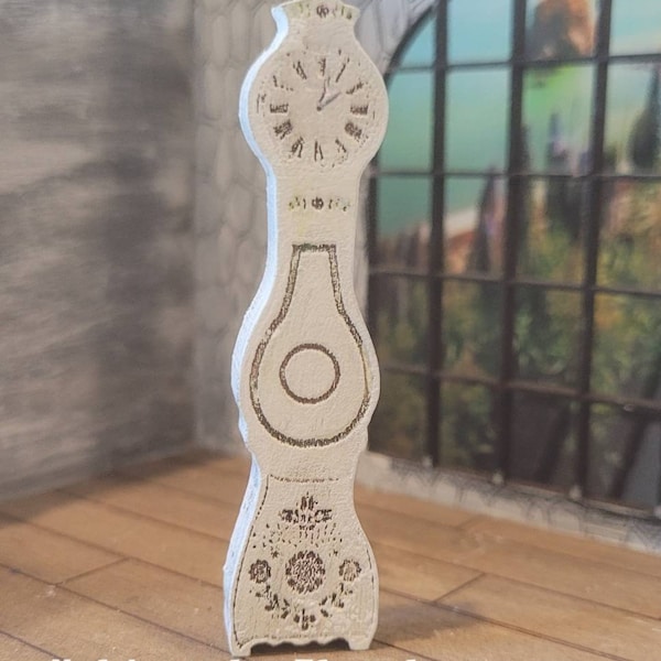 Half scale Miniature Gustavian style clock 1:24 available unfinished