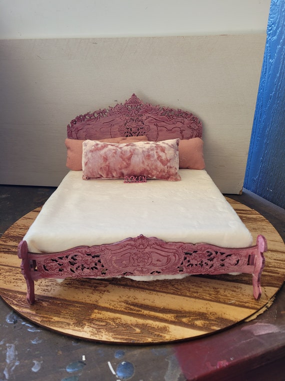 Barbie Size Rocco Bed Available Unfinished Etsy UK