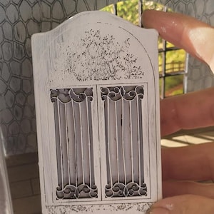 Half scale armoire available in French grey or Unfinished