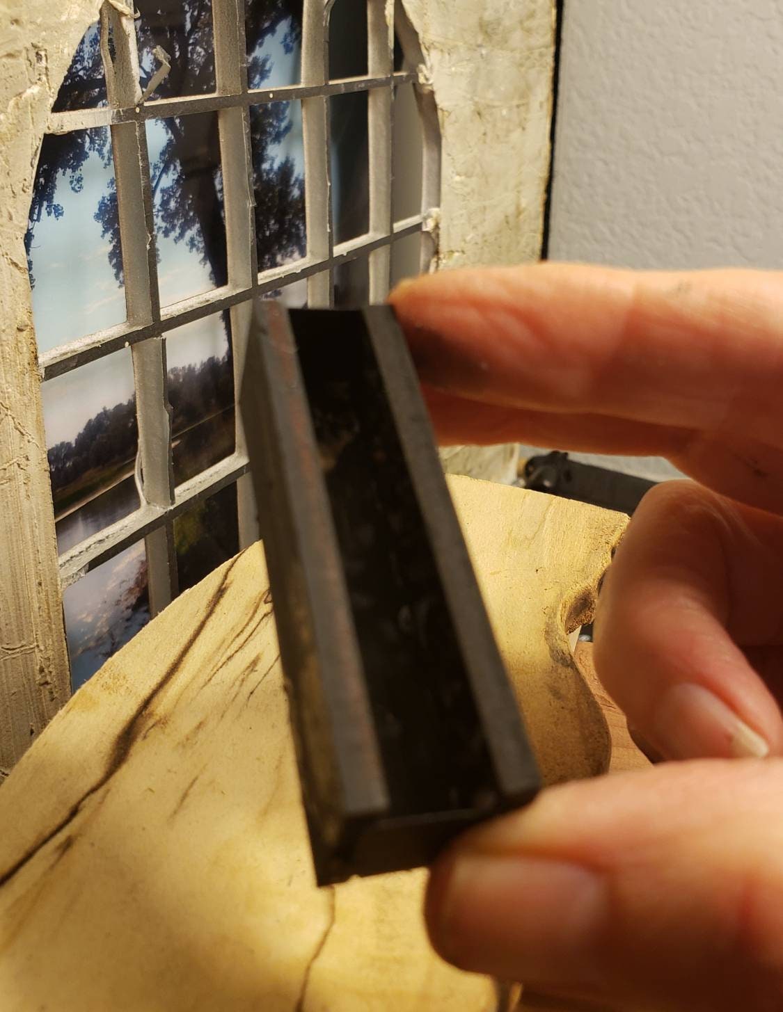 Mini Libreria In Ferro Per Casa Delle Bambole Scala 1:12 &ndash; Vintage Bianco