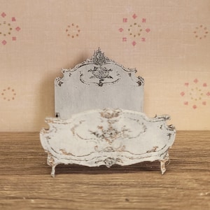 quarter scale queen French  bed available as a kit or finished