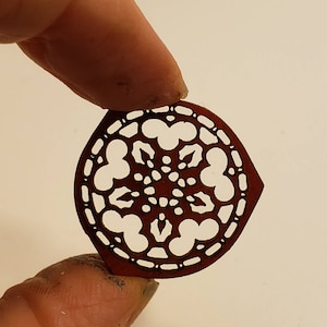 Miniature dollhouse cooktop trivet 1:12 scale available unfinished
