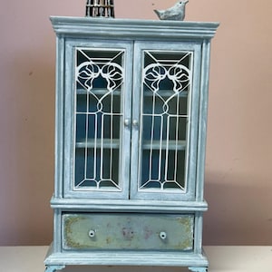 Miniature dollhouse 1:12 scale French armoire