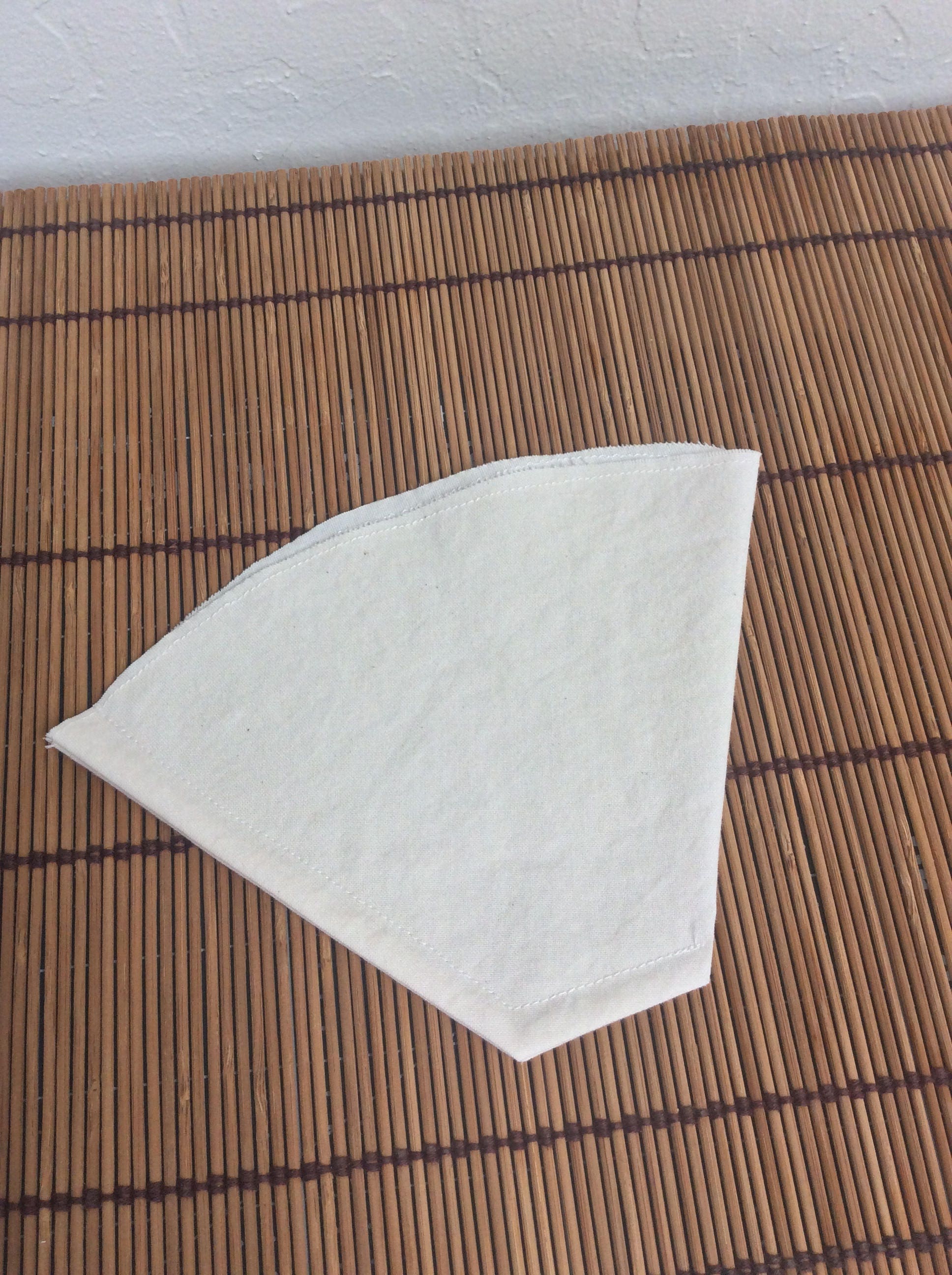 Organic Cotton coffee filter 2 size Etsy