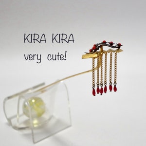 Decoration KANZASHI  | Nostalgia and Modern　It is a very attractive point as a hair accessory.　Sophisticated beauty!