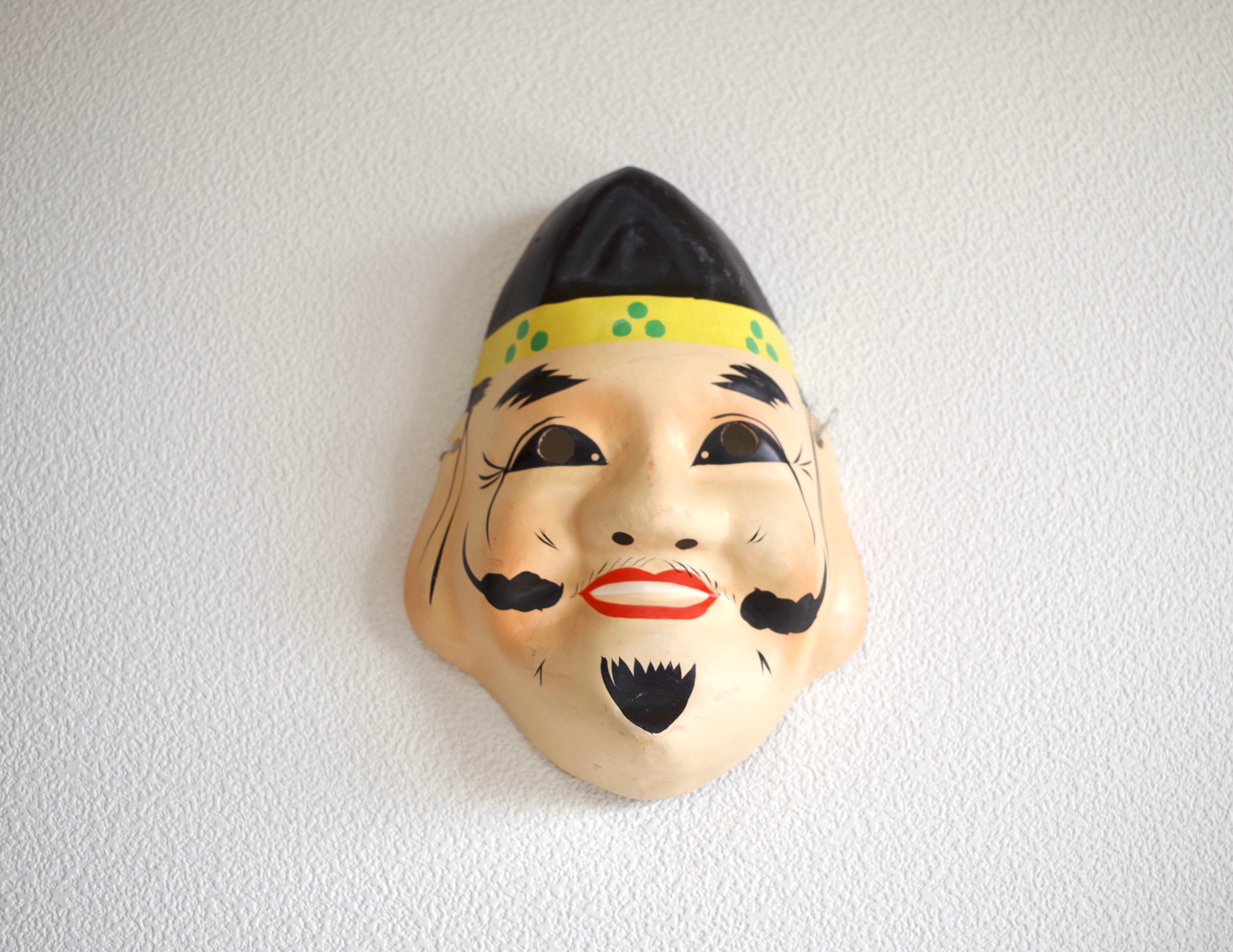 大黒天・恵比寿・飾り面・おめん・七福神・縁起物・No.200221-51