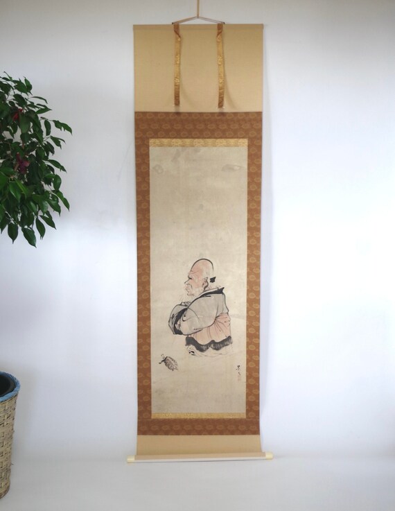 Artist : Keibun Matsumura 松村景文 1779-1843 亀寿老人 Jurojin, God 