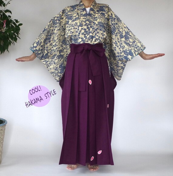 Hakama En Kimono Mode Dames Het Is Een Functie Om Etsy