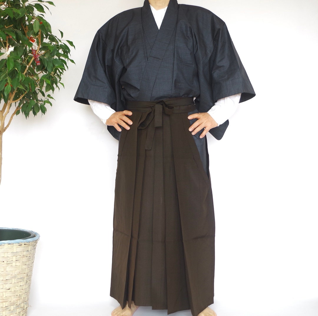 SAMURAI COOL FASHION Mens Kimono & Hakama Set. It is a - Etsy