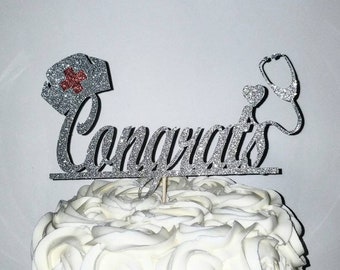 Nurse cake topper | Etsy