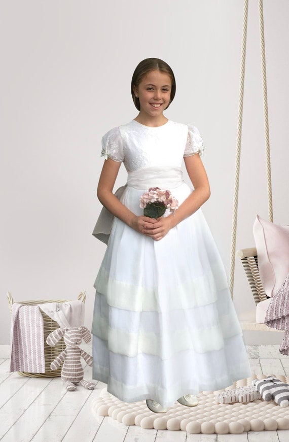 Alba Holy Communion Dress - Etsy Australia