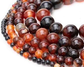 Natural Miracle Agate Beads 4mm 6mm 8mm 10mm 12mm Round Dream Stone For Jewelry Making 15" Strand