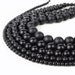Natural Matte Black Onyx Beads 4mm 6mm 8mm 10mm 12mm 14mm Genuine Natural Stones 15.5' Full Strand Wholesale 