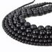 Natural Matte Black Onyx Beads 4mm 6mm 8mm 10mm 12mm 14mm Genuine Natural Stones 15.5' Full Strand Wholesale 