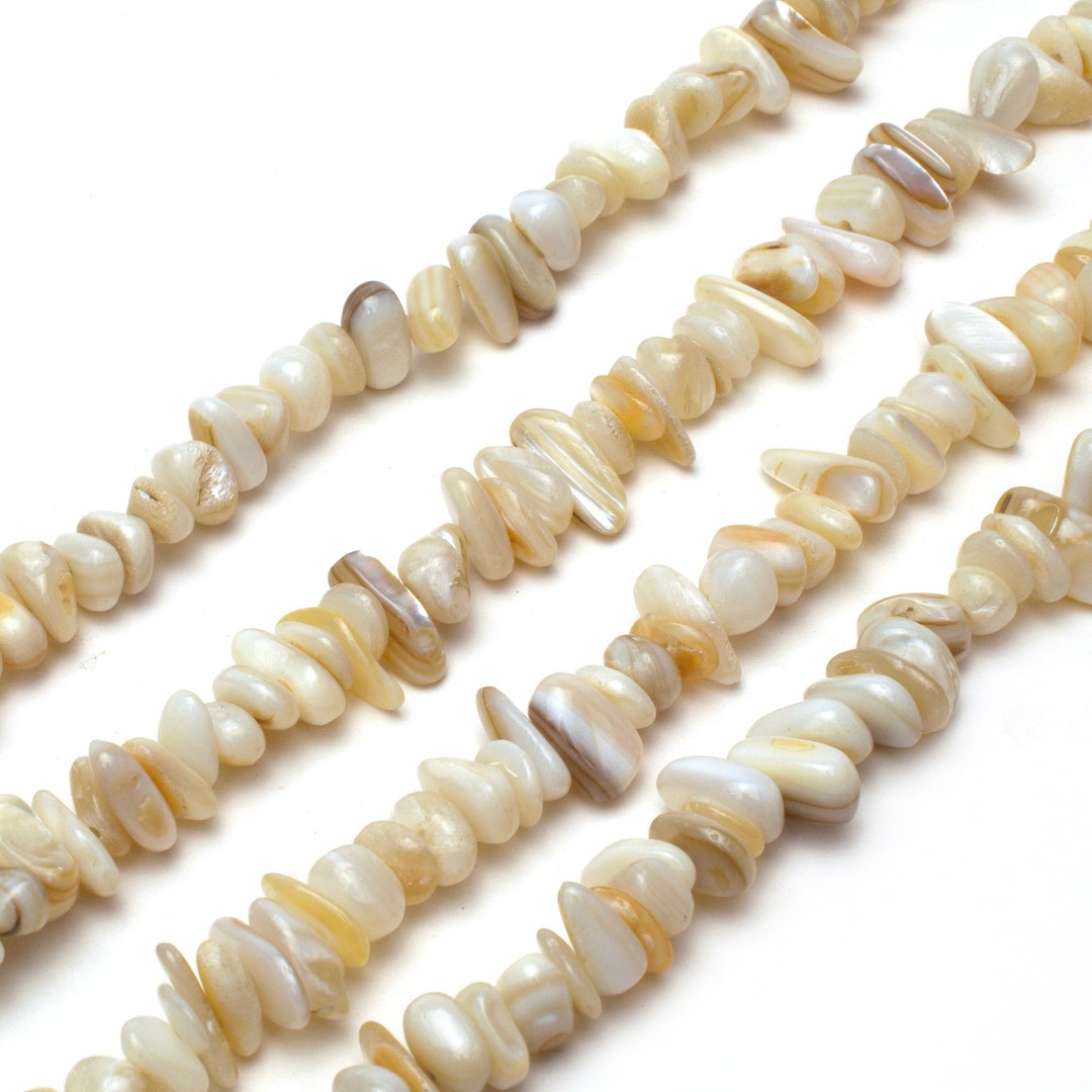 Natural Shell Chip Beads 5-8mm 32
