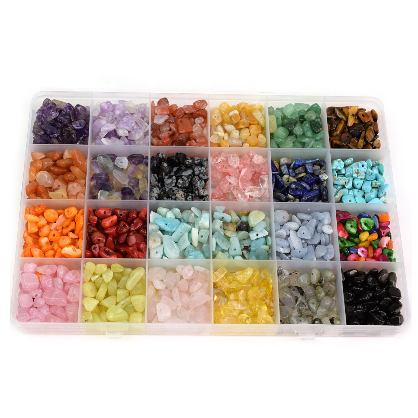 Crystal Chips & Gemstone Bead Set 1200pcs for Jewelry Making Etsy