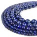 Lapis Lazuli Beads Round 4mm 6mm 8mm 10mm 12mm 14mm 15.5' Strand Loose Beads 