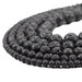 Natural Lava Beads, Full Strand 15.5 inch, Round Black Volcanic Rock, Gemstones wholesale mala, 4mm 6mm 8mm 10mm 12mm 14mm 