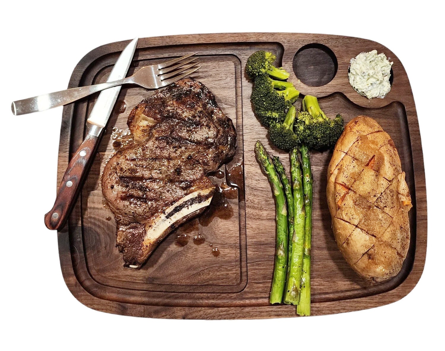 Personalized Wood Steak Plates, Set Of 4