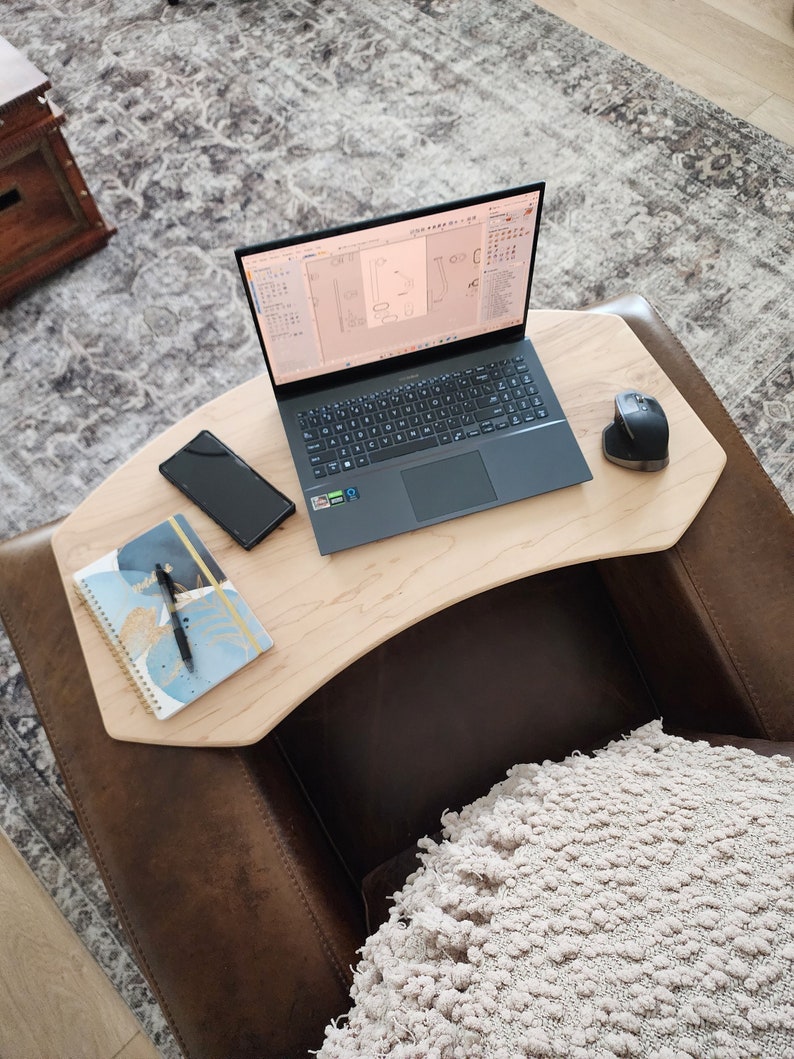 Lapboard, Lapdesk, Wooden Lap Table, Laptop Desk, Work from home image 1